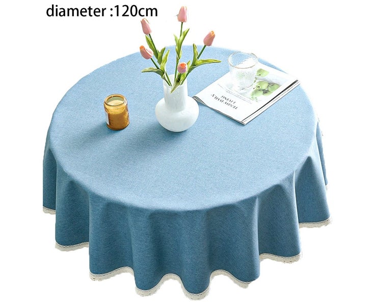 Waterproof microfiber tablecloths, round tablecloths for outdoor and interior Carousel 2