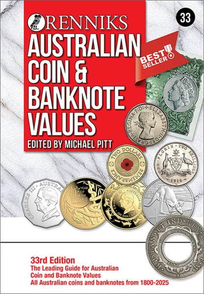 Renniks Australian Coin & Banknote Values 33rd Edition by Michael T. Pitt - Hard Carousel 1