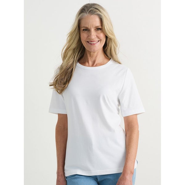 Double deal - size 16 - tee & polo in white - cotton.63617310614529111