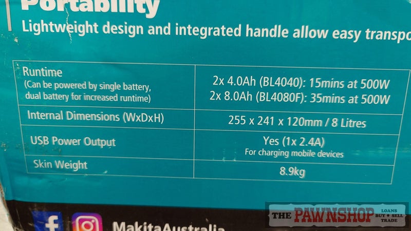 MAKITA 40V MICROWAVE NEW IN BOX Carousel 3