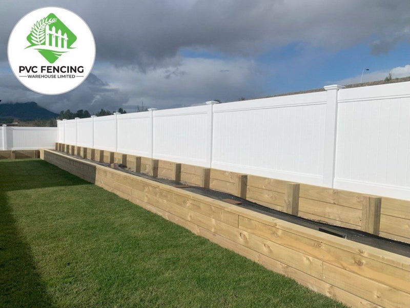 Victoria - Full Privacy PVC Fence Panel Kit 1200H x 2440W (Post length - 1900mm) Carousel 1