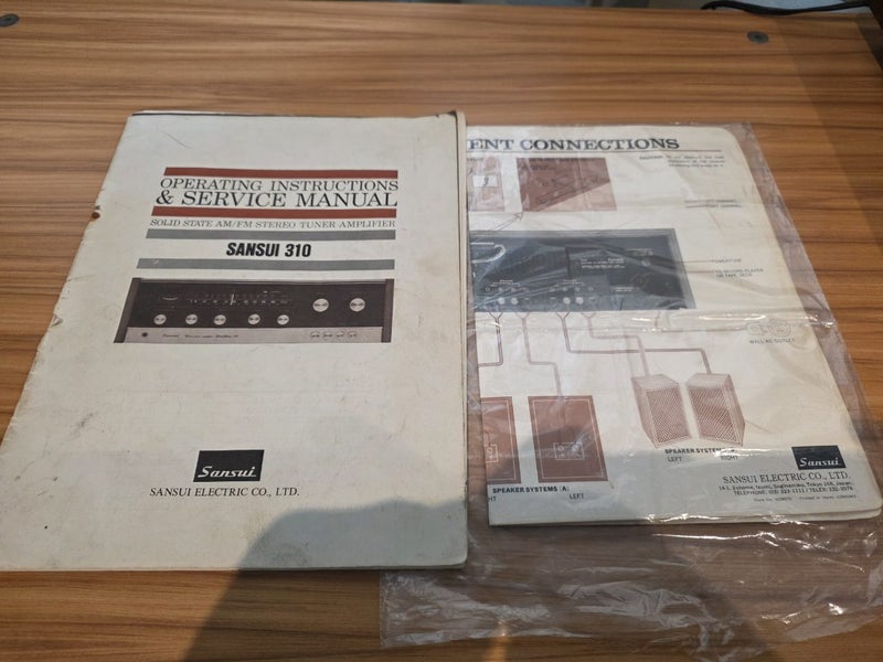 Sansui 310 Stereo Receiver Carousel 19