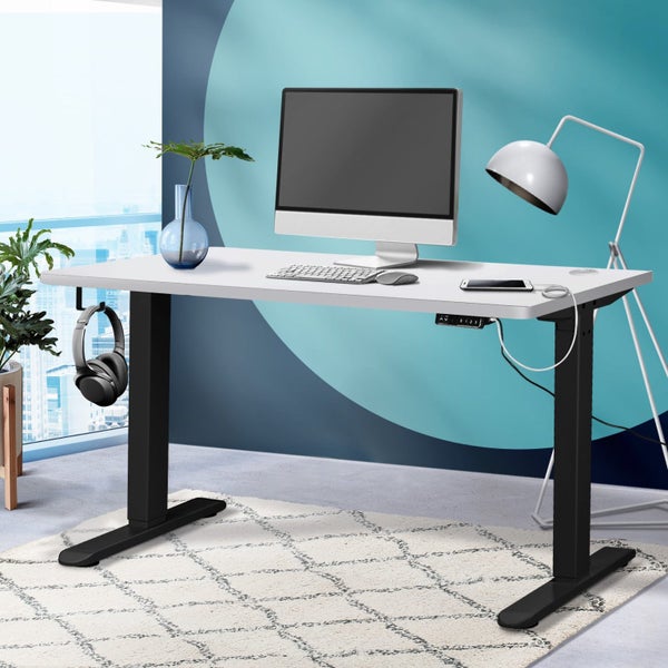 Standing Desk Electric Motorised Sit Stand Up Height Adjustable 140Cm Carousel 1