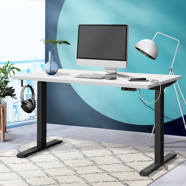 Standing Desk Height Adjustable Dual Motor Electric Stand Table 140Cm Carousel 1