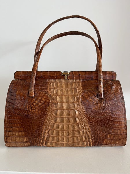 Genuine Crocodile Leather vintage handbag63617314362881111