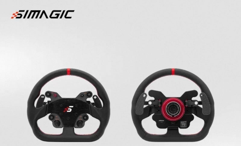Simagic GT1 Wheel (D Shape, leather) Carousel 1