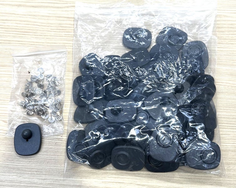 50 Pack Clothing Security Tags With Pins #14 - $1 Reserve (PU4 Cubby) Carousel 1