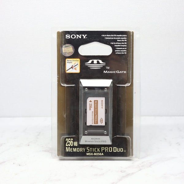 Sony 256MB Memory Sitck Pro Duo + Original Packaging + Adapter Carousel 5