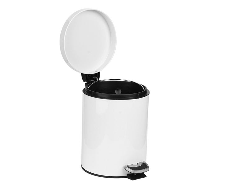 5L Stainless Steel Step Trash Can Garbage Container Bin with Lid for Bathroom Carousel 2