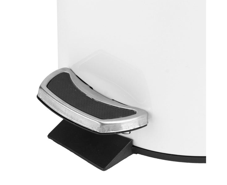 5L Stainless Steel Step Trash Can Garbage Container Bin with Lid for Bathroom Carousel 5