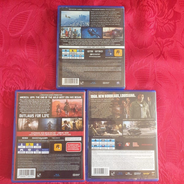 Epic PS4 Crime Action Bundle–Grand Theft Auto V,Red Dead Redemption 2,Mafia III Carousel 5
