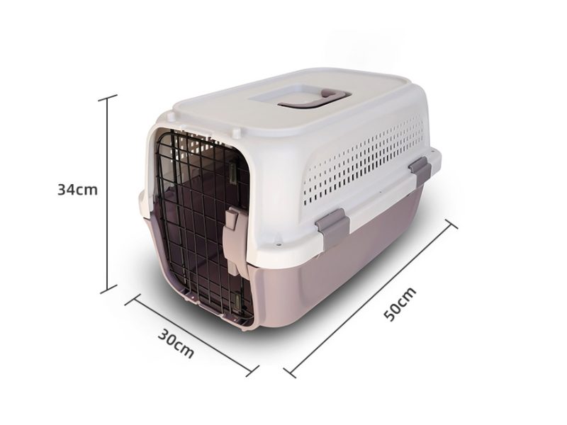 50CM PURPLE Cat/Dog Airline Travel Cage/Carrier Carousel 1