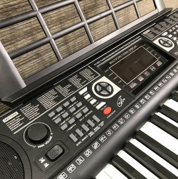 Electronic Organ Keyboard Piano 61-Key Digital Teaching LCD Display MP3 SD63916398922241113