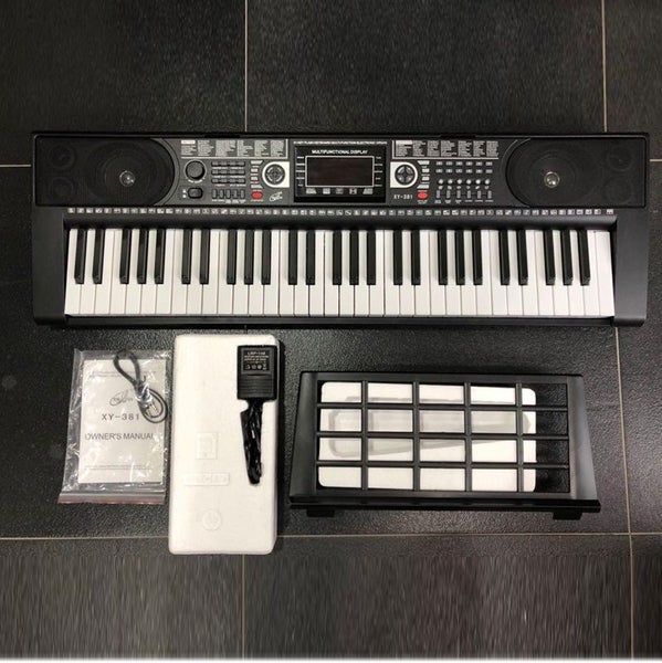 Electronic Organ Keyboard Piano 61-Key Digital Teaching LCD Display MP3 SD63916398922241110
