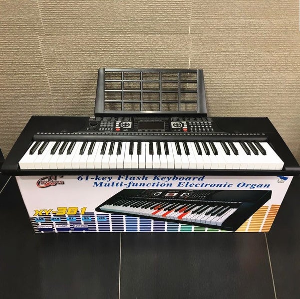 Electronic Organ Keyboard Piano 61-Key Digital Teaching LCD Display MP3 SD63916398922241111