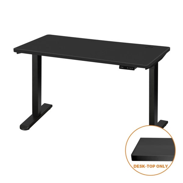Standing Desk Top Adjustable Electric Desk Board Computer Table Black Carousel 2