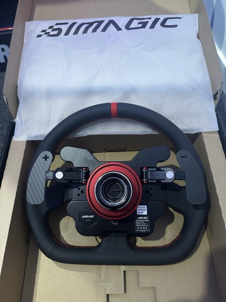 Simagic GT1 Wheel (D Shape, leather) Carousel 5