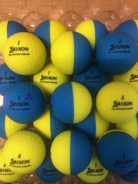 Srixon Divide Q Star Tour Yellow / Blue Used Balls - 20 balls Carousel 1