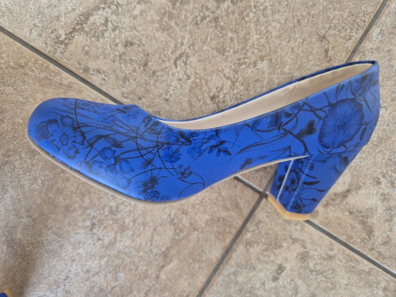 Retro Cobalt Blue Heels63617599699073111