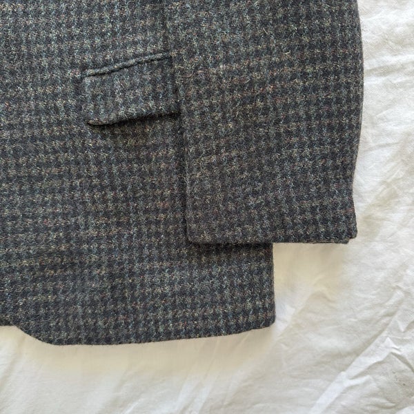 Vintage Frieze Harris Tweed Pure Wool Blazer Jacket63617619616131111