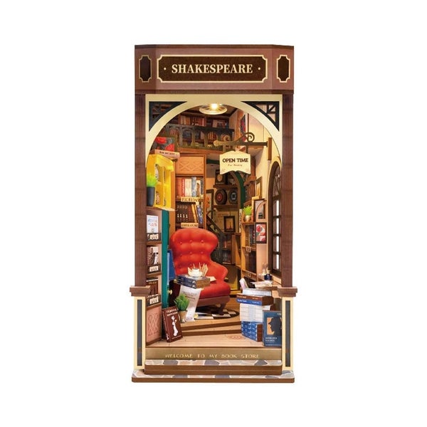 Rolife Bookstore DIY Book Nook Shelf Insert Kit - TGB07 Carousel 1