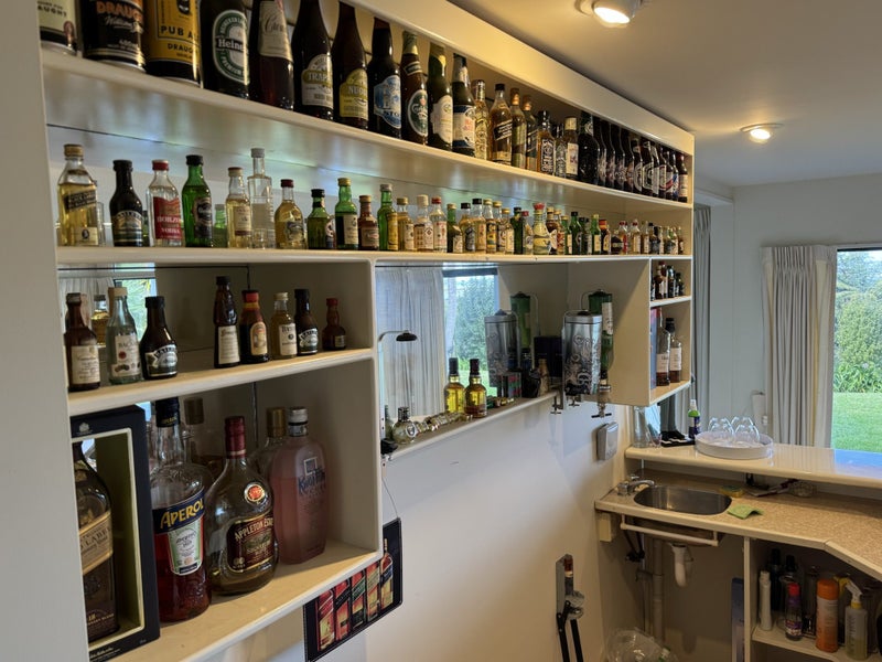 Full Bar Cabinet , Shelves, Bench , stole’s : Entertainment's Bar you'll LOVE63617318209283114