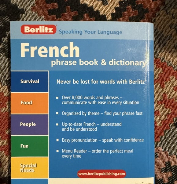 Berlitz FRENCH phrasebook and dictionary, great for the traveller to France! Carousel 2
