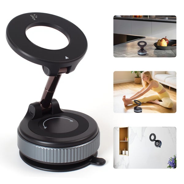 360° Magnetic Car Phone Mount - Ultra-Strong Vacuum Suction63617767294465110