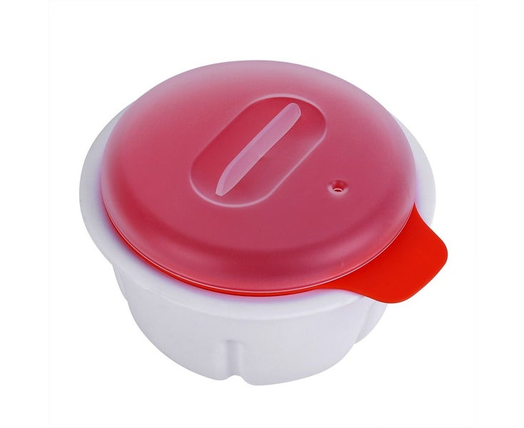 Plastic Microwave Egg Poacher Boiled Poached Eggs Cooker Bowl Kitchen Cooking Carousel 5
