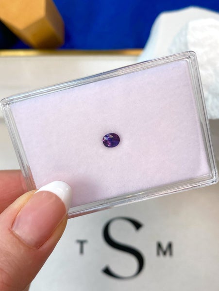$1 RES ~ $2000 Buy Now * Rare 0.64ct Bi-Colour Sapphire Carousel 2