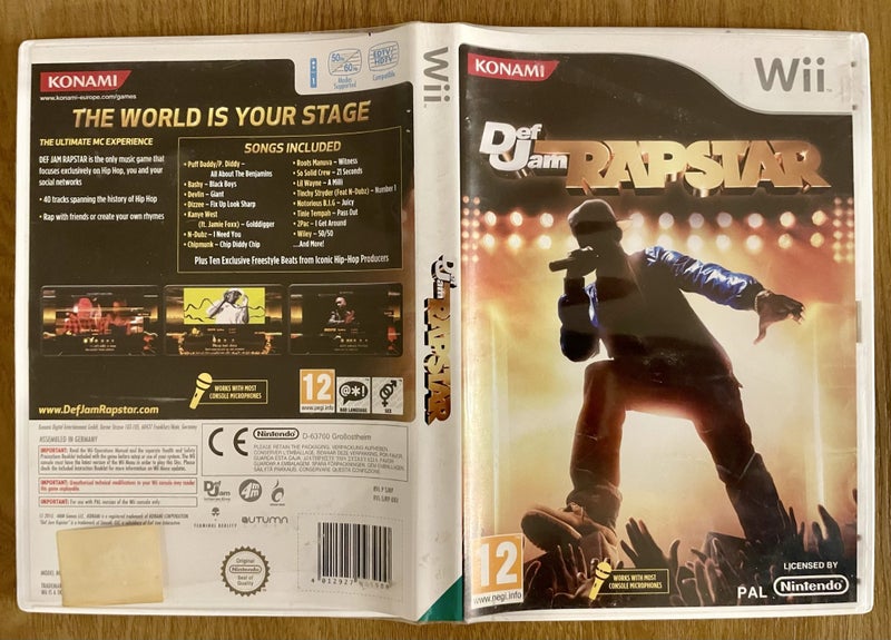 Def Jam Rapstar Wii Game – Rare Music & Karaoke Game Carousel 3