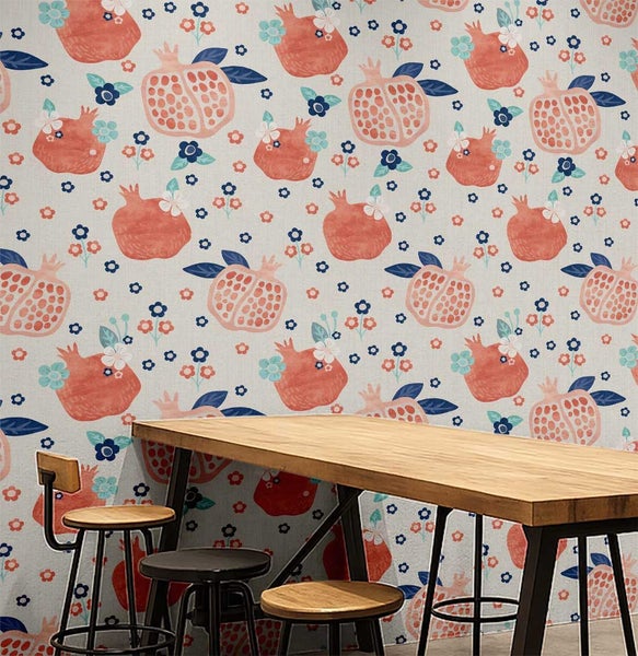 S4Sassy Floral Vine Design Wallpaper - Easy Walls Covering For Rental Décor Carousel 1