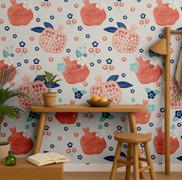 S4Sassy Floral Vine Design Wallpaper - Easy Walls Covering For Rental Décor Carousel 8