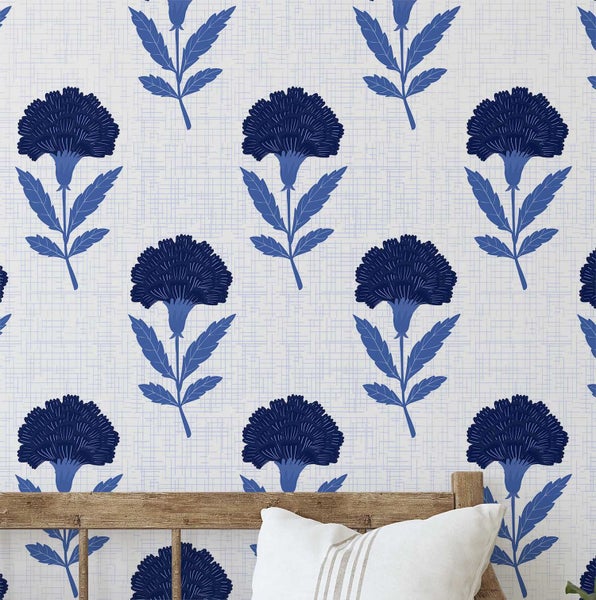 S4Sassy Floral Vine Design paper-Easy Walls Covering For Temporary Rental Décor Carousel 1