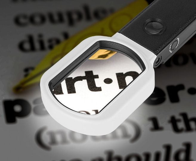 Double Mirror Magnifying Glass with Scale Plate 10X 25X Times Carousel 2