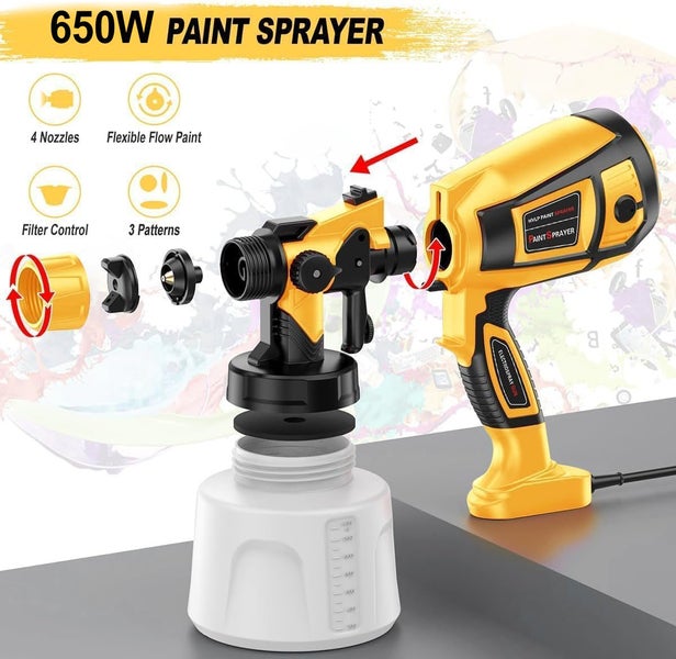 PTN Paint Sprayer 650W Electric Spray Paint Gun Sale Sale Sale Carousel 2