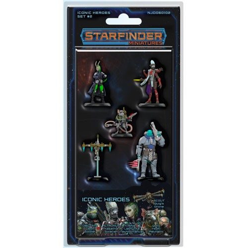 Starfinder Pre Painted Miniatures Iconic Heroes Set 264386310832131110