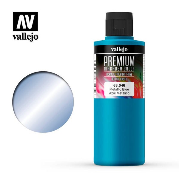 Vallejo - Premium Colour - Pearl & Metallics Metallic Blue 200ml64197358807681110