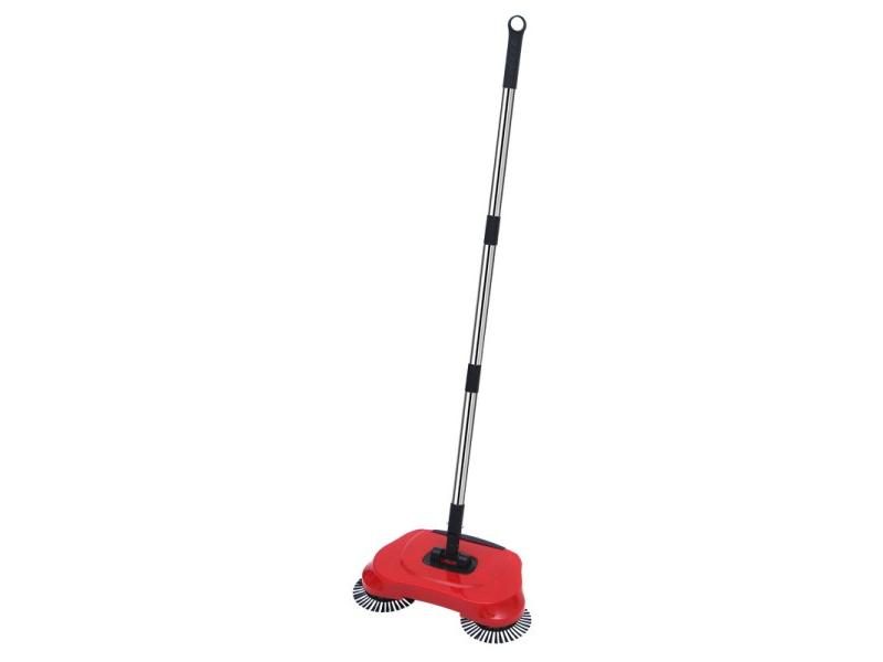 Hand Push Floor Sweeper Carpet Sweeper Non-Electric Vacuum For Home Cleaning Carousel 1