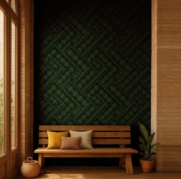 S4Sassy Geometric Print Wallpaper - Easy DIY Wall Covering For Office, Kitchen Carousel 2