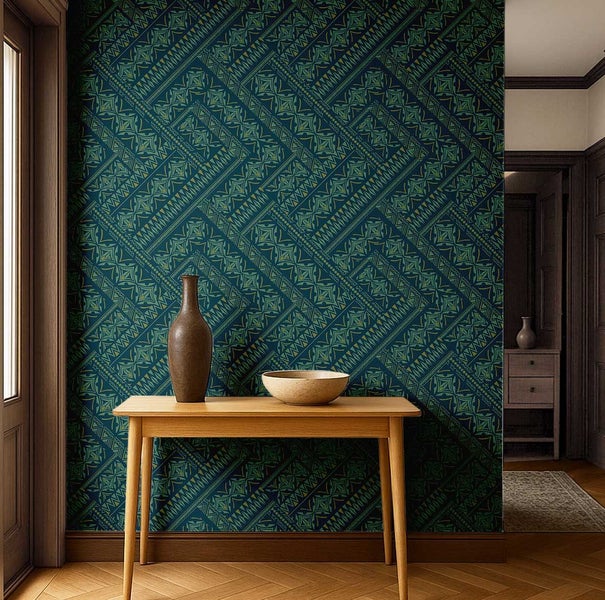 S4Sassy Geometric Print Wallpaper - Easy DIY Wall Covering For Office, Kitchen Carousel 9