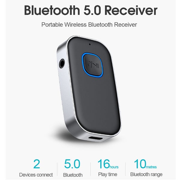 Bluetooth Receiver for Car 3.5mm AUX Adapter with Noise Cancelling & Hands-Free Carousel 2