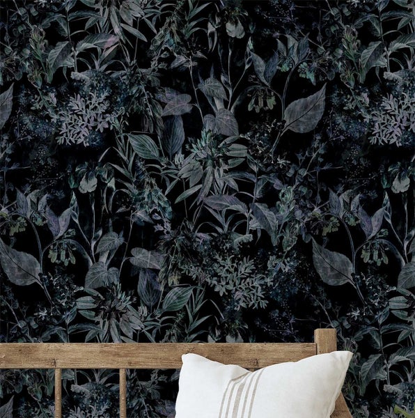 S4Sassy Waterproof wallPaper, Leaves Pattern Print Paper for Study room Carousel 1