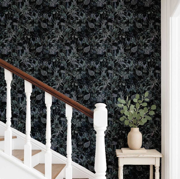 S4Sassy Waterproof wallPaper, Leaves Pattern Print Paper for Study room Carousel 2