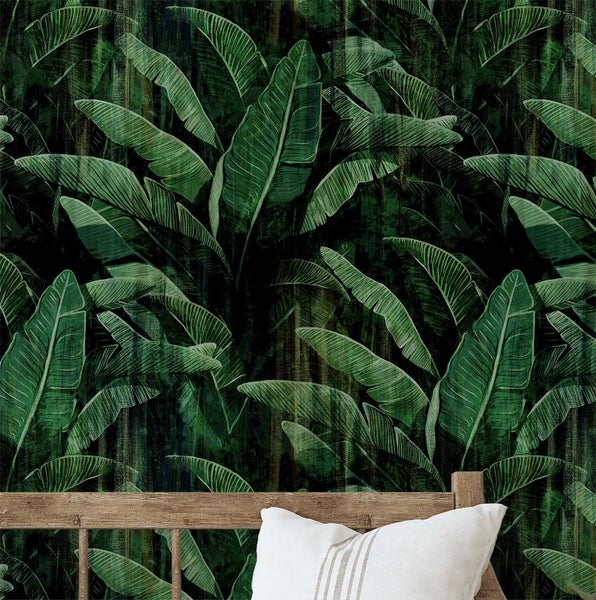 S4Sassy Removable wallwrap, Leaves Design paper For Furniture makeover Carousel 1