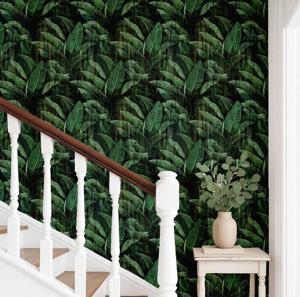 S4Sassy Removable wallwrap, Leaves Design paper For Furniture makeover Carousel 2