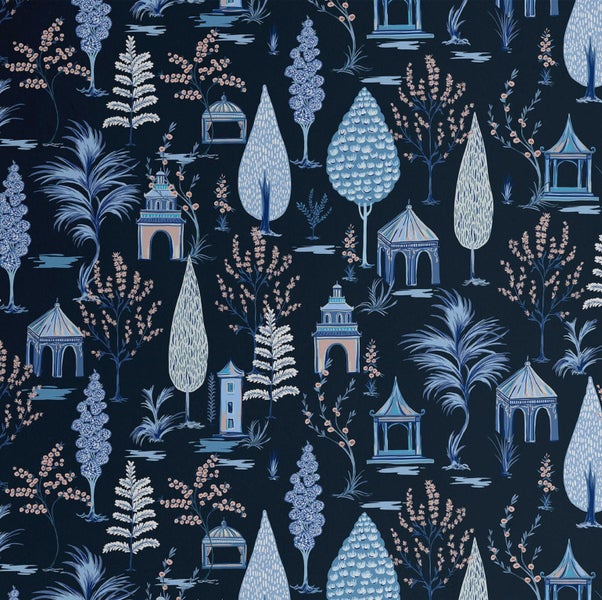 S4Sassy Tree Print Wallpaper-Easy DIY Wallwrap For Mirror border, Door panels Carousel 1