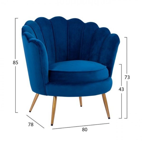 Elegant Velvet Living Room Sofa Chair - Mid-Century Modern Design Carousel 4