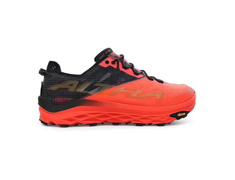 Altra Mens Mont Blanc Trail Running Shoes Sneakers Runners in Coral/Black Carousel 1