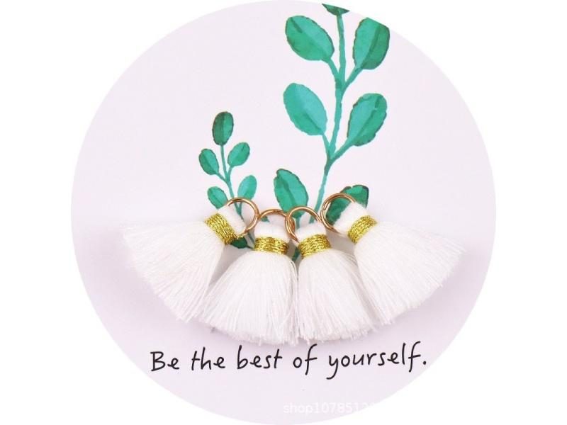 30PC/Lot Cotton Thread Mini Tassel DIY Jewelry Supplies Carousel 1